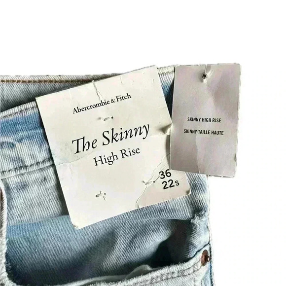 Abercrombie & Fitch The Skinny Highrise Size 36/22 - Picture 3 of 6